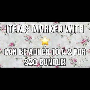 Bundle deal!!